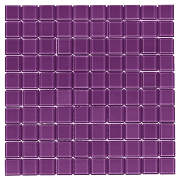 Pastilhas de Vidro 3x3 - Violeta 230 Sicmol-0